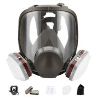 Safety Full Face Mask, 6800 Gas Mask, Anti-dust Anti-smoke Mask, Anti-fog Anti-scratch Full Face Mask, Respirator, Safety, Co...