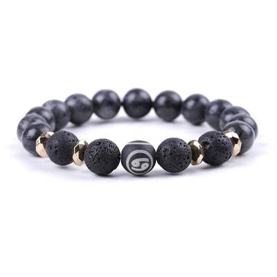 Natural Lava Rock Stretch Bracelets