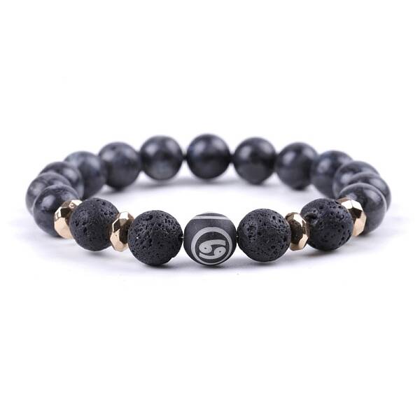Natural Lava Rock Stretch Bracelets