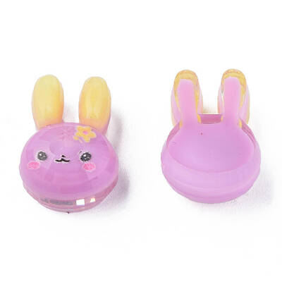 Printed Translucent Epoxy Resin Cabochons