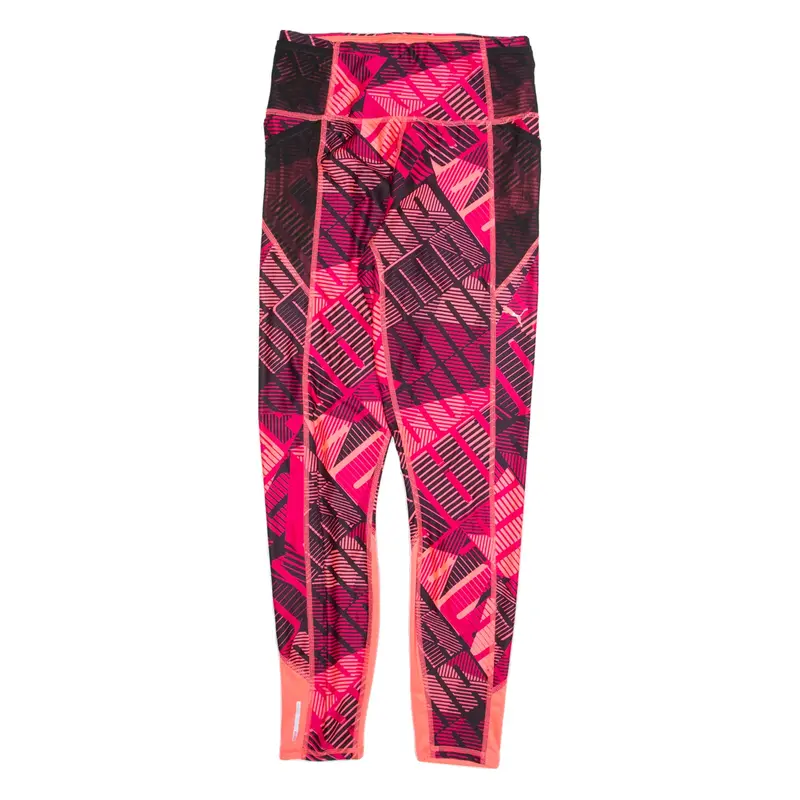 PUMA Womens Trousers Pink Slim Tapered W24 L27