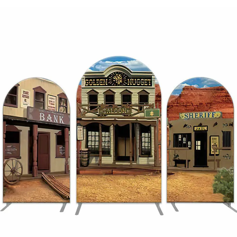 Aperturee Ancient Street Style Arch Backdrop Kit For Party | Chiara Arch Backdrop Diy | Custom Arched Wall Covers | Custom Ch...
