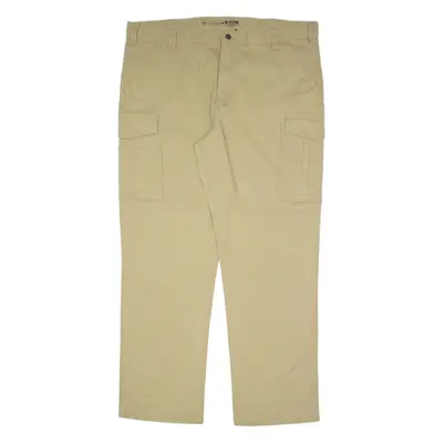 CARHARTT Cargo Workwear Mens Canvas Trousers Beige Relaxed Straight W42 L32