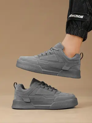 1 Pair Men's Fashionable Casual Low Top Sneakers, Lightweight Breathable Comfortable Sports Running Shoes for Daily Wear, Per...