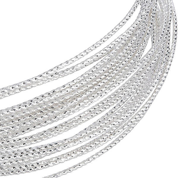 BENECREAT 0.8mm 6m Textured Copper Jewelry Wire