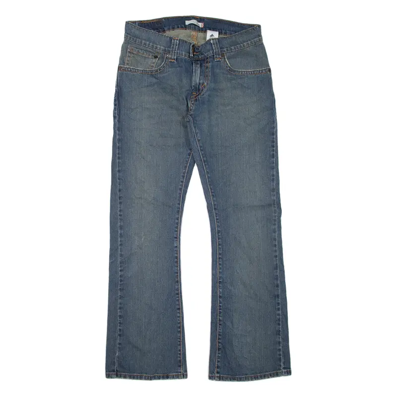 LEVI'S 542 Low Womens Jeans Blue Regular Flared W32 L30