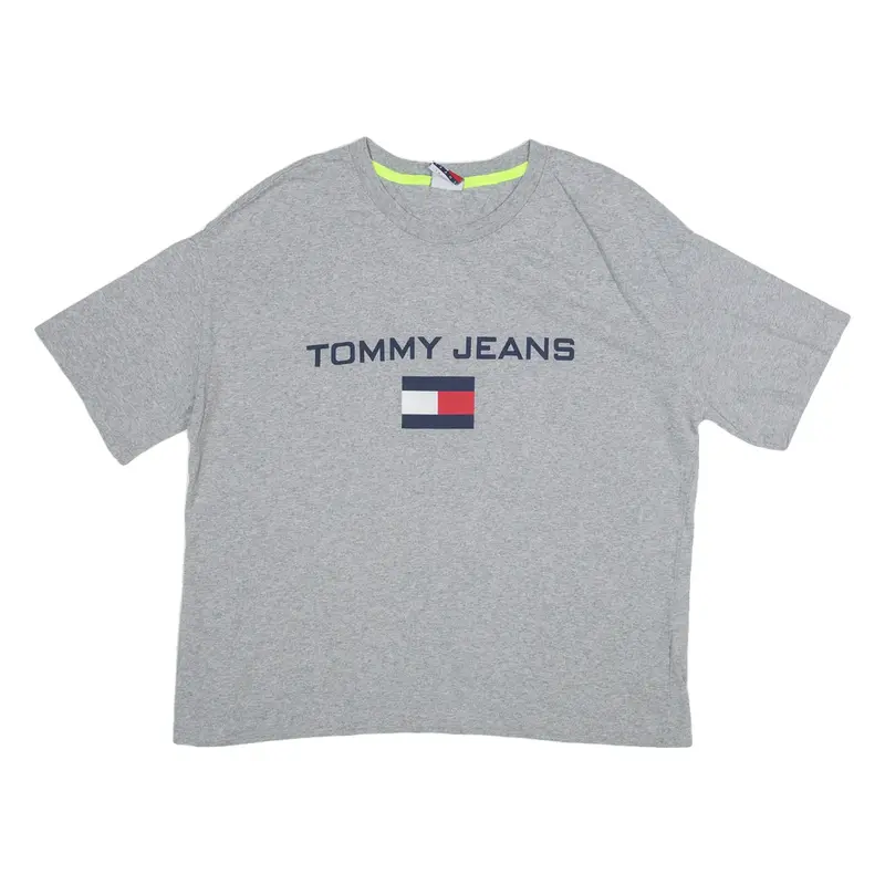 TOMMY HILFIGER Womens T-Shirt Grey L
