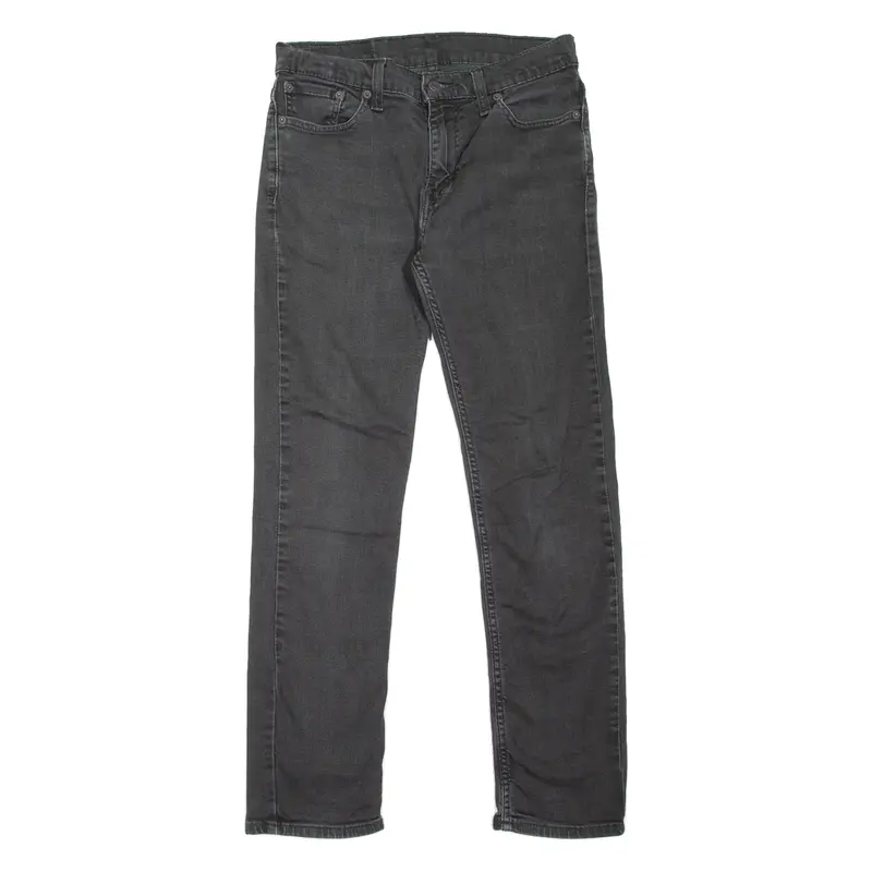 LEVI'S 511 Jeans Mens Black Slim Straight W30 L30