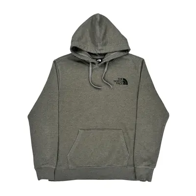The North Face Hoodie - Large Grey Cotton Blend