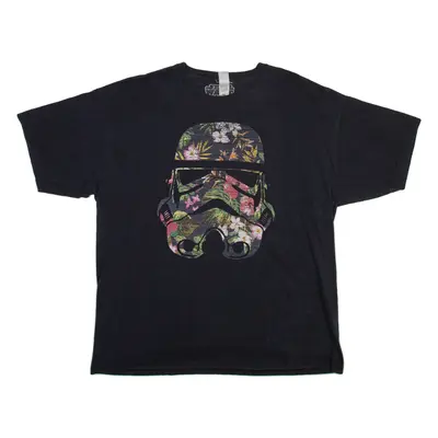 STAR WARS Mens T-Shirt Black 2XL