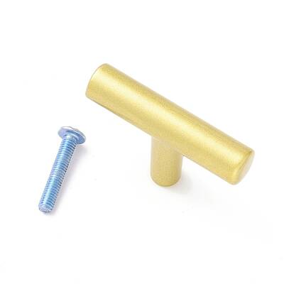 Zinc Alloy T Bar Cabinet Door Knobs