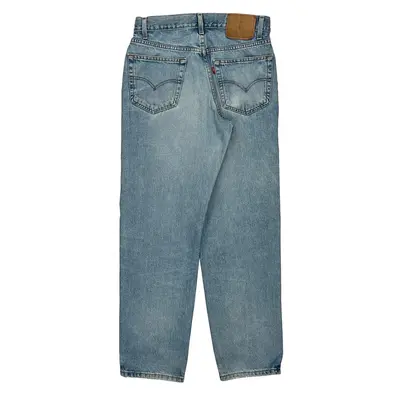 550 Relaxed Fit Levis Jeans - 31W 31L Light Wash Cotton