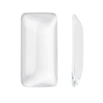 Transparent Rectangle Glass Cabochons