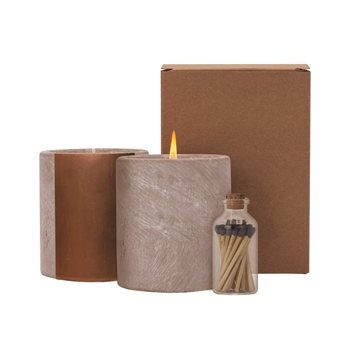 10 Customized Glimmer Gift Set - Hand Poured & Copper Concrete