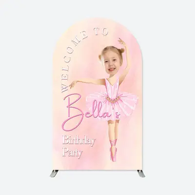 Aperturee Custom Photo Ballet Girl Arch Backdrop For Birthday | Diy Arch Backdrop Cover | Chiara Wall Backdrop Diy | Diy Chia...