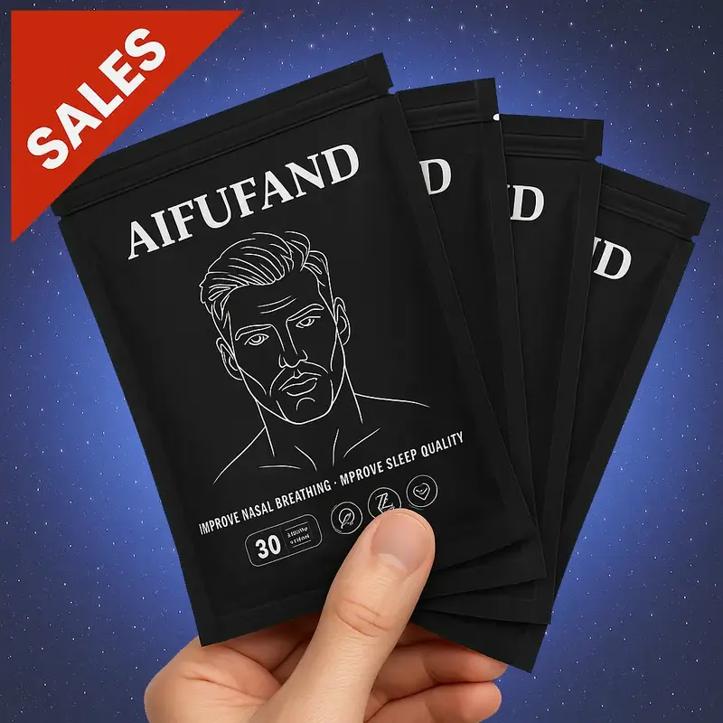 4 Pack (120 Strips) - Mouth Tape Anti Snoring Sleep - one month supply mouth tape, sport accessories, 30 strips tape for slee...