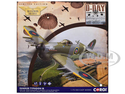 Hawker Typhoon IB Fighter-Bomber Aircraft \