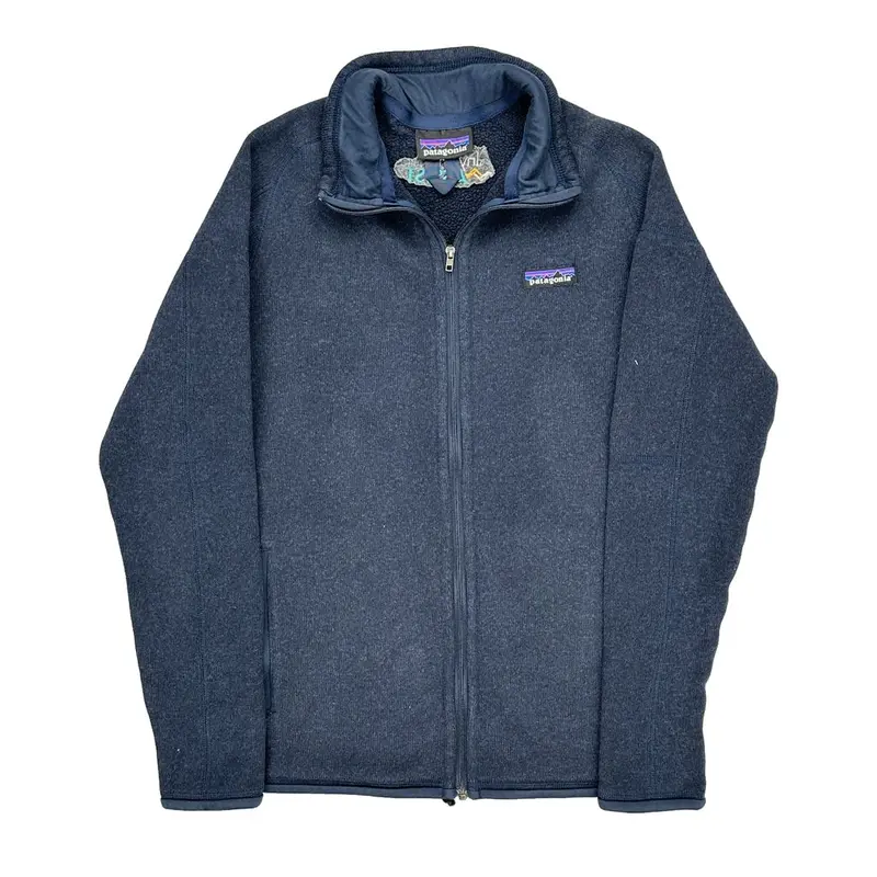 Patagonia Fleece Jacket - Medium Blue Polyester