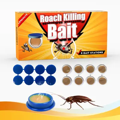 Roach Repellent, Domestic Dormitory Kitchen Powerful Cleaning Cockroach Exterminator Cockroach Gel Bait Pest Control Kit Rode...