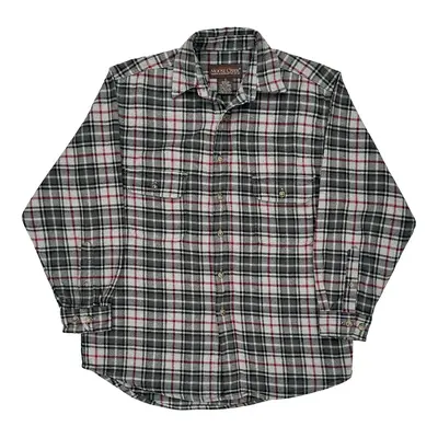 Moose Creek Flannel Shirt - Medium Multicoloured Cotton