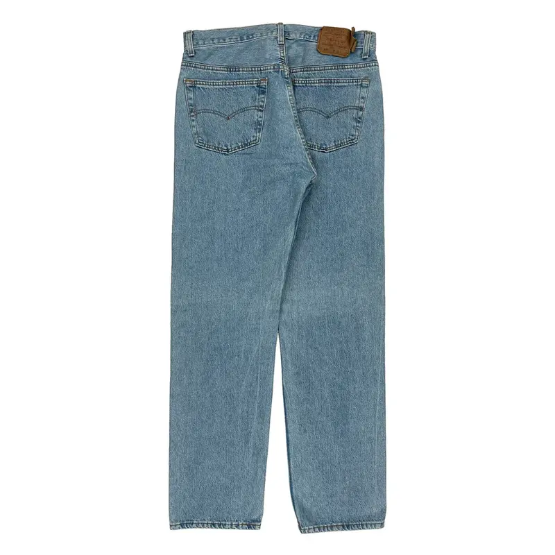 Made In Usa Levis Jeans - 35W 33L Light Wash Cotton | Size: 35″ waist