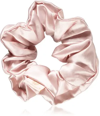 Crystallove Silk Scrunchie Elastic Silk Hair Band Rose 1pcs