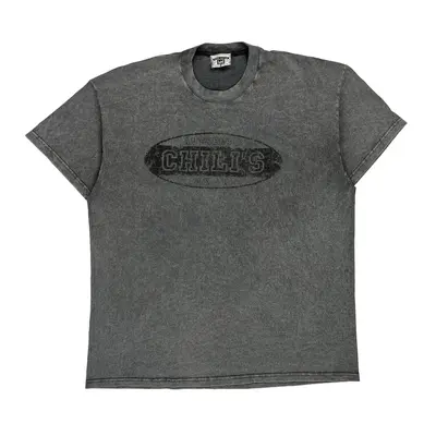 Made In Usa Chili'S Lee Graphic T-Shirt - XL Grey Cotton