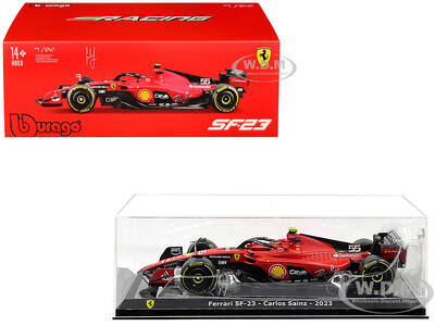 Ferrari SF-23 #55 Carlos Sainz Formula One F1 World Championship (2023) Formula Racing Series 1/24 Diecast Model Car by Bbura...