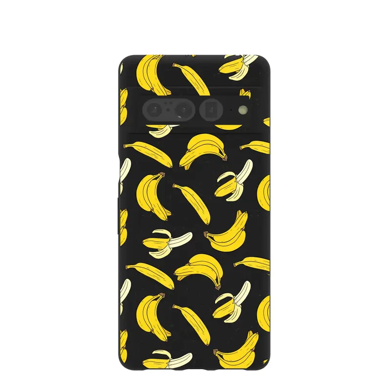 Black Go Bananas Google Pixel 7 Pro Case