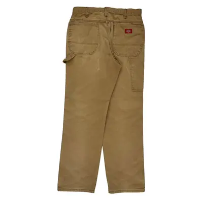 Dickies Carpenter Trousers - 32W 31L Brown Cotton | Size: 32″ waist