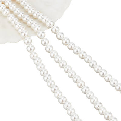 3 Strands Shell Pearl Beads Strands