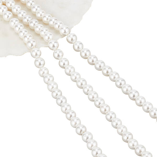 3 Strands Shell Pearl Beads Strands