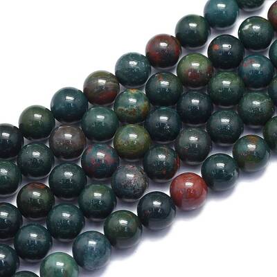 Natural Bloodstone Beads Strands
