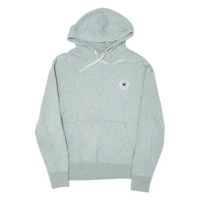CONVERSE Mens Grey Hoodie S