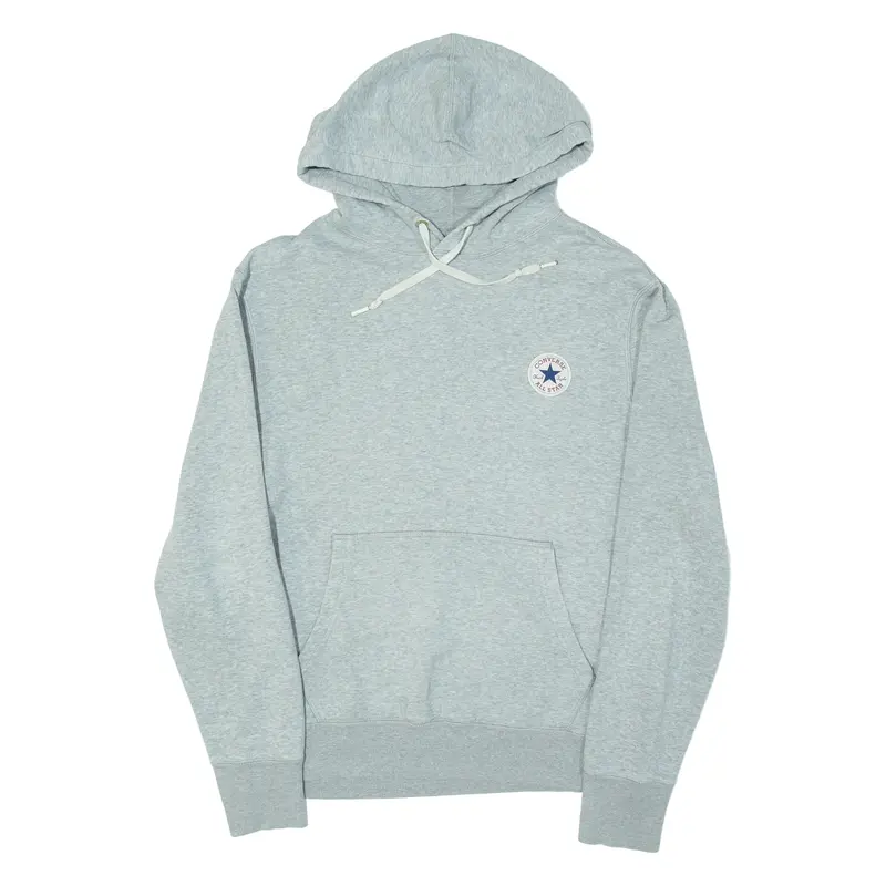 CONVERSE Mens Grey Hoodie S