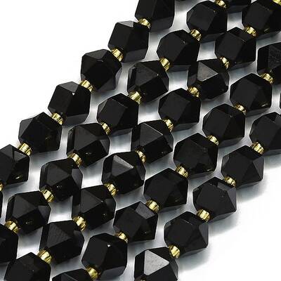 Natural Black Onyx Beads Strand