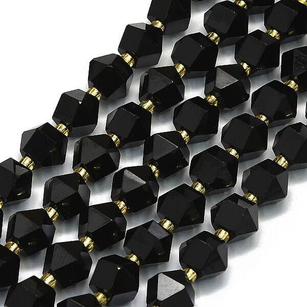 Natural Black Onyx Beads Strand