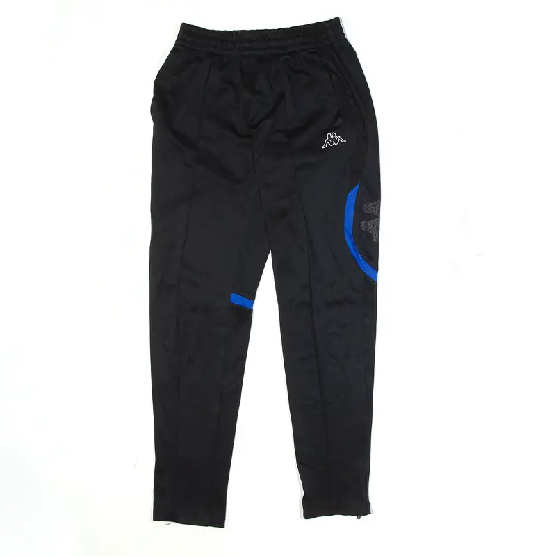 KAPPA Track Pants Black Skinny Mens M W26 L29