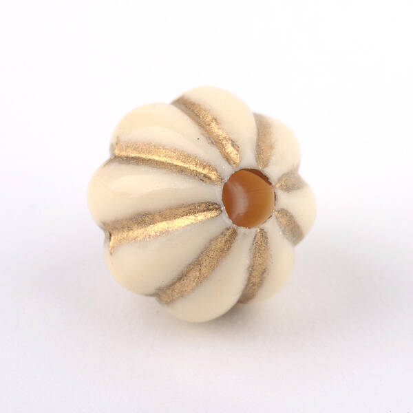 Pumpkin Plating Acrylic Beads