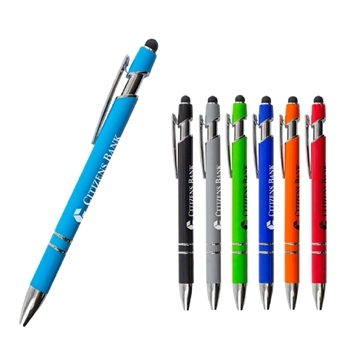 250 Promotional Script Plastic Barrel Stylus Pen - Touch Screen ...
