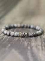 Simple Style Natural Stone Beaded Bracelet, Fashion Jewelry for Party, Daily Clothing Decor, Trendy All-match & Exquisite Jew...