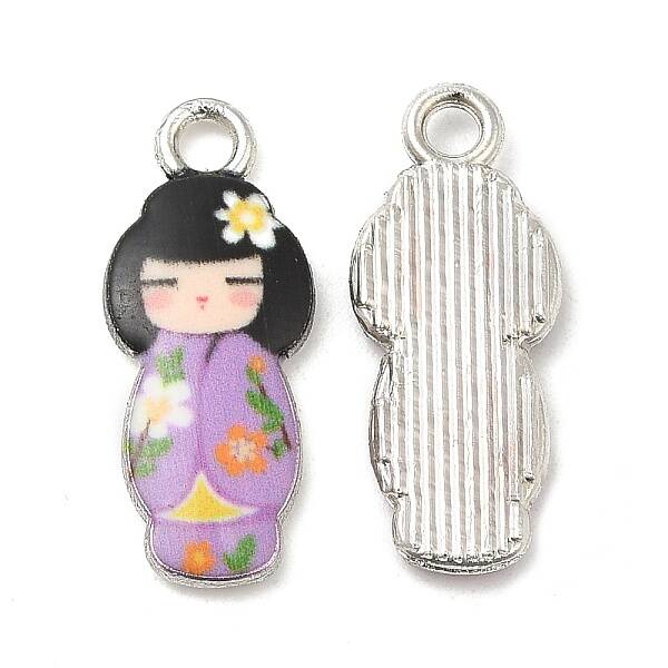 Alloy Enamel Pendants