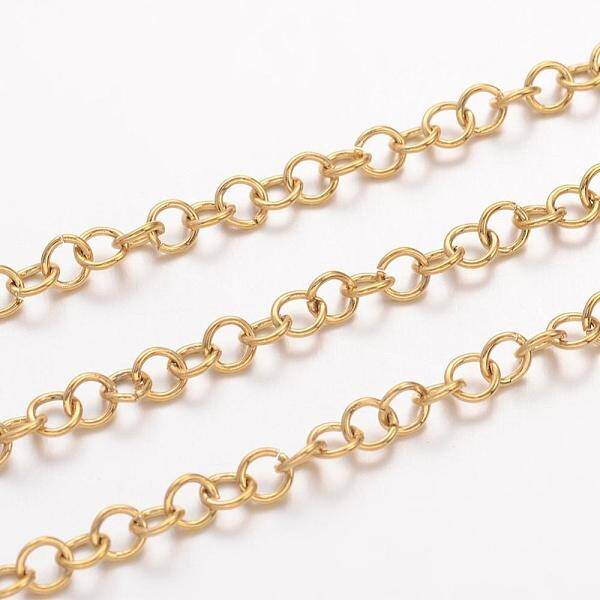 Ion Plating(IP) 304 Stainless Steel Rolo Chains