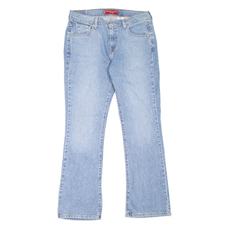 LEVI'S 515 Womens Jeans Blue Regular Bootcut Stone Wash W32 L30