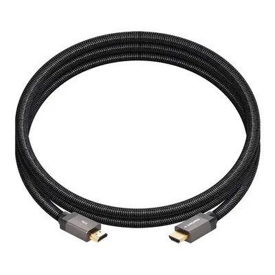 42685 Monoprice 8K Certified Ultra High Speed HDMI Cable Braided 8K-60Hz 4K-120Hz 48Gbps HDR VRR CL2 In-Wall Rated 3ft Black ...