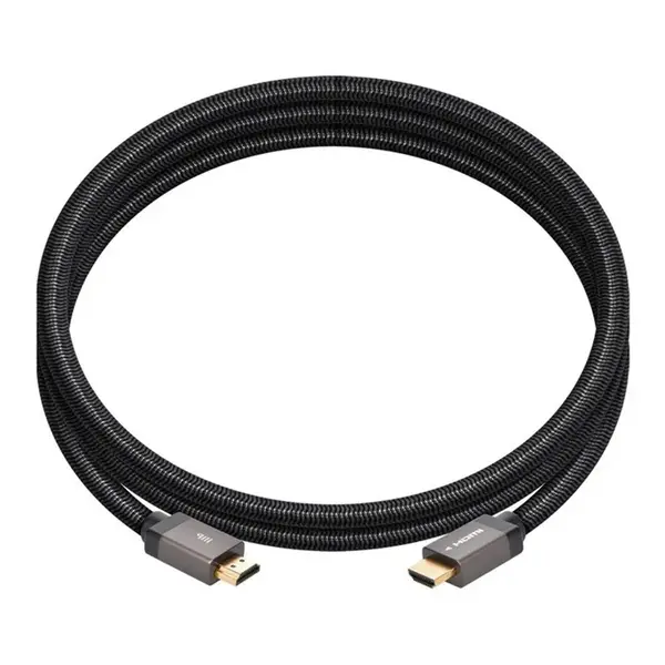 42685 Monoprice 8K Certified Ultra High Speed HDMI Cable Braided 8K-60Hz 4K-120Hz 48Gbps HDR VRR CL2 In-Wall Rated 3ft Black ...