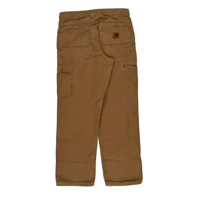 Workwear Carhartt Double Knee Carpenter Trousers - 32W 29L Brown Cotton | Size: 32″ waist