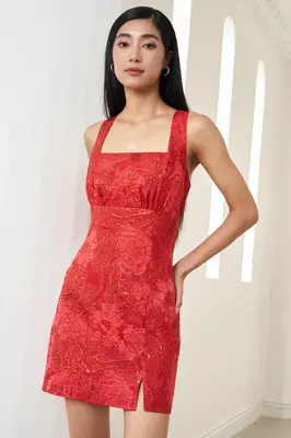 ASHTON RED DRESS