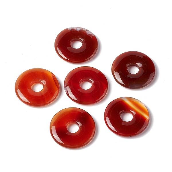 Natural Red Agate Pendants