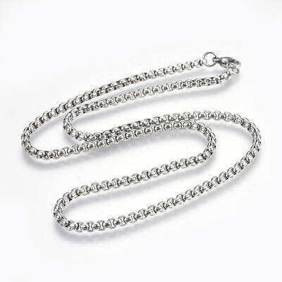 Non-Tarnish 304 Stainless Steel Box chain Necklaces
